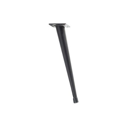 30cm Pied conique incliné - noir