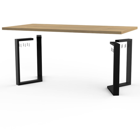 Table à manger 180x90 avec pied et plateau | La Fabrique des Pieds