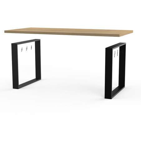 Table à manger 180x80 avec pied et plateau | La Fabrique des Pieds