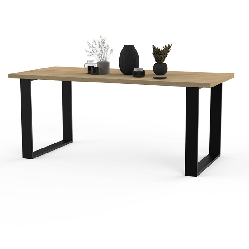 Table à manger 180x80 avec pied et plateau | La Fabrique des Pieds