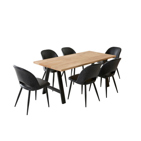 Table à manger 6 personnes en chêne massif | La Fabrique des Pieds