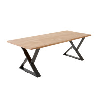 Table à manger 8 personnes en chêne massif | La Fabrique des Pieds