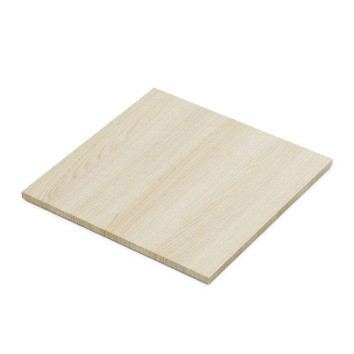 Plateau bois massif carré 80x80 cm