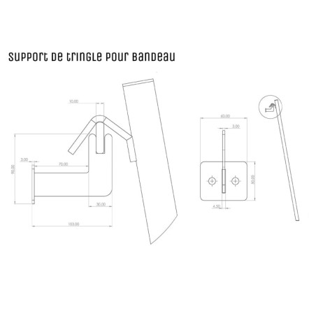 Échelle de bibliothèque carrée | La Fabrique des Pieds