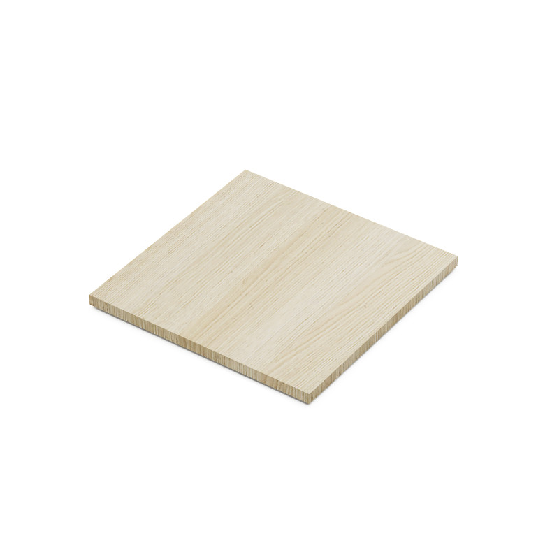 Plateau carré en chêne 60x60 cm | La Fabrique des Pieds
