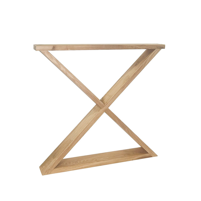 Pied de table croix en bois | La Fabrique des pieds