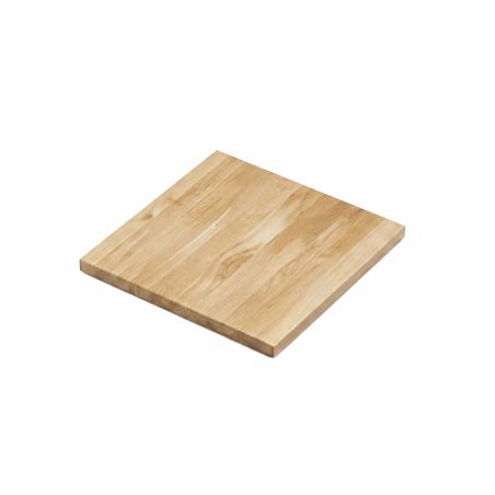 Plateau bois massif carré 60x60 cm