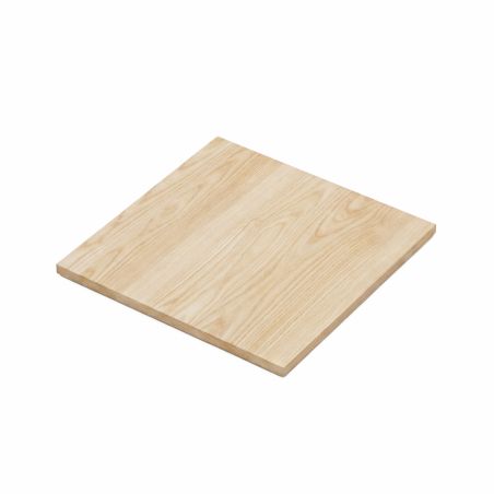 Plateau bois massif carré 70x70 cm