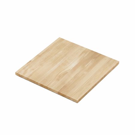 Plateau bois massif carré 70x70 cm