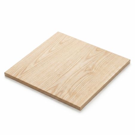 Plateau bois massif carré 100x100 cm