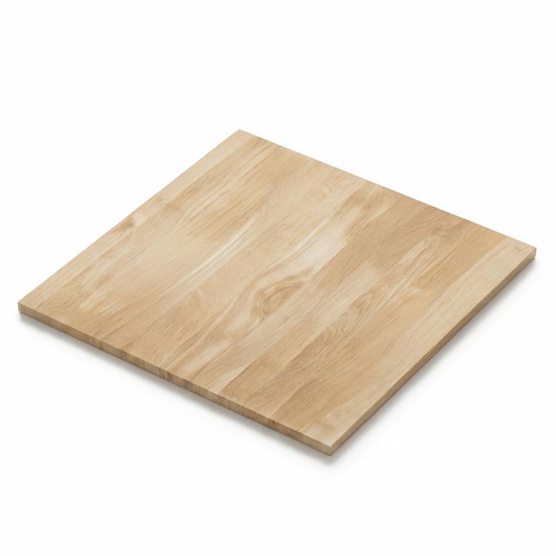 Plateau bois massif carré 140x140 cm