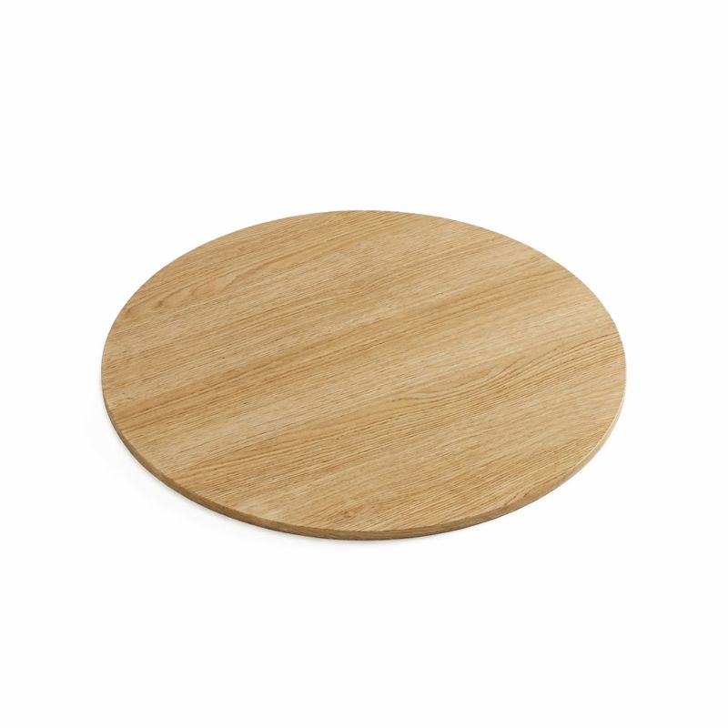 Plateau bois massif rond 80 cm