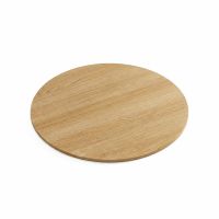 Plateau bois massif rond 80 cm