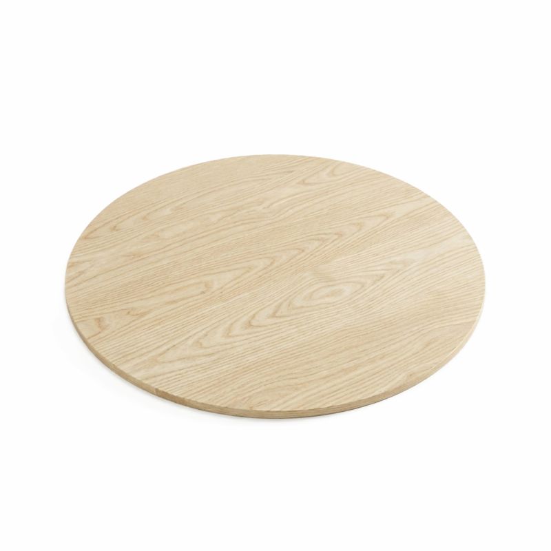 Plateau bois massif rond 90 cm
