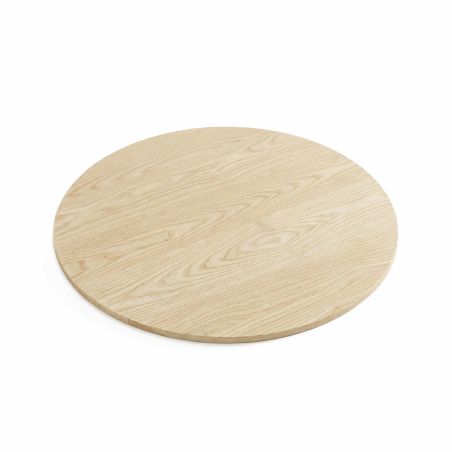 Plateau bois massif rond 90 cm