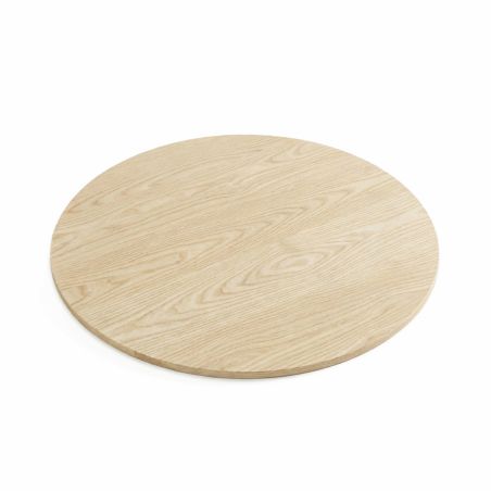 Plateau bois massif rond 100 cm