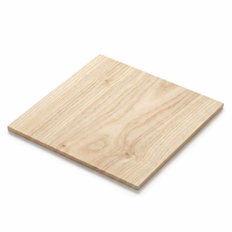 Plateau bois massif carré 80x80 cm