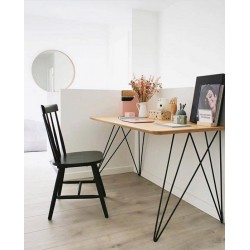 Pied métal double 71cm – Hairpin legs