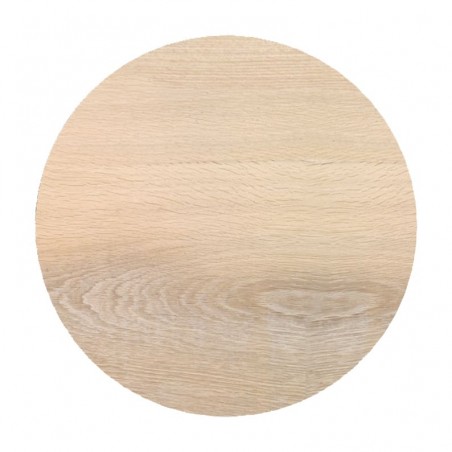Plateau de table rond 100 cm en bois massif | La Fabrique des Pieds