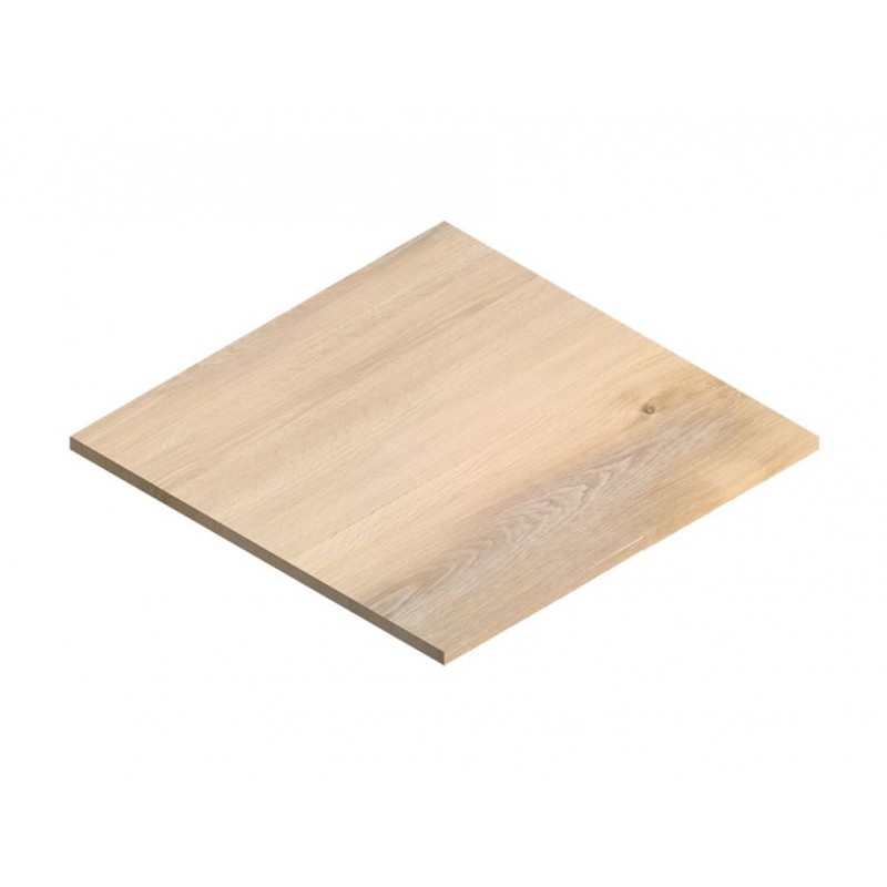 Plateau de table carré 100x100cm en bois massif | La Fabrique des Pieds