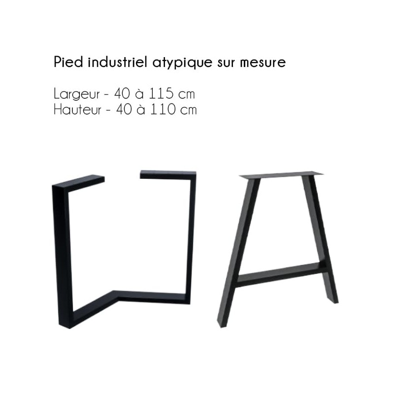 Pied industriel atypique sur mesure