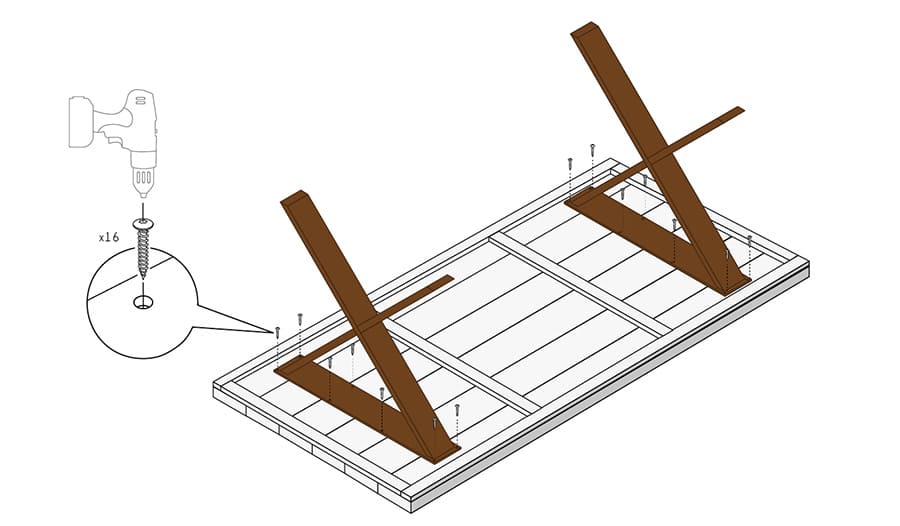 DIY a dining table scandinavian 6