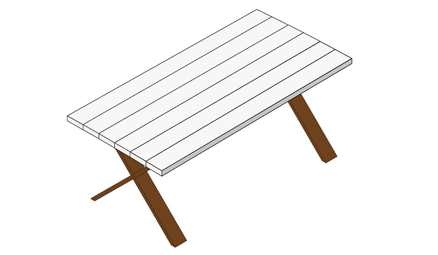 DIY a dining table scandinavian 7