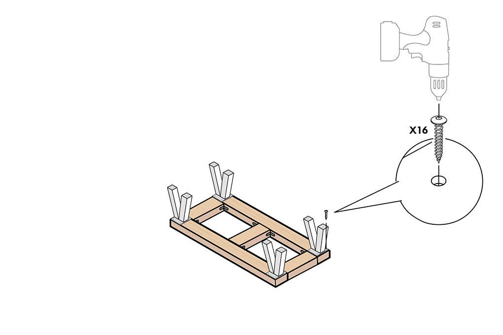 DIY porte gamelle étape 5