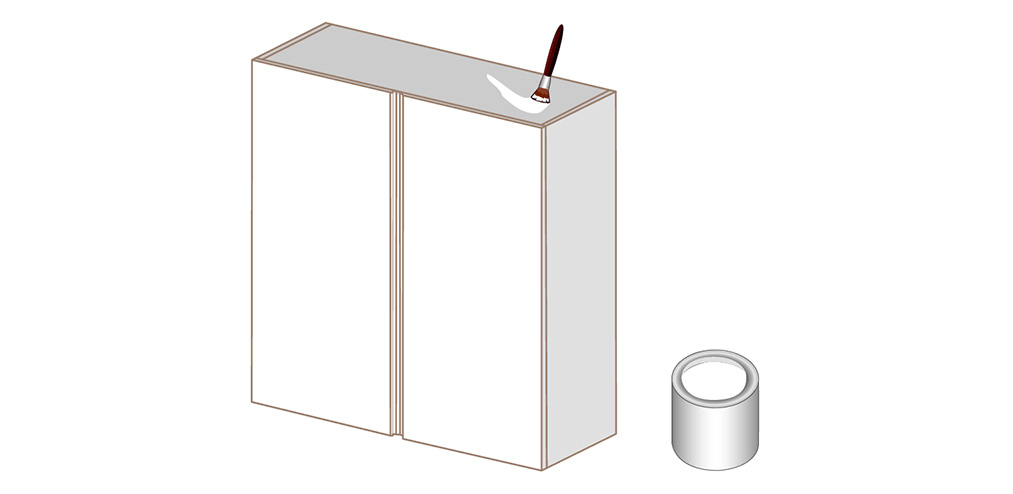 DIY ilot de cuisine + garde manger étape 1