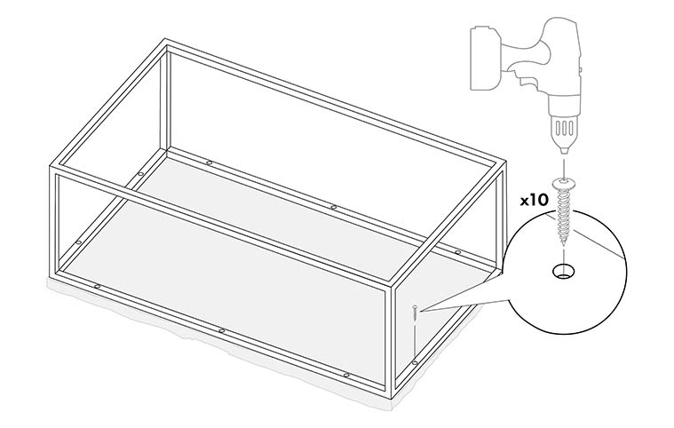 Article DIY Table basse en béton - Étape 9