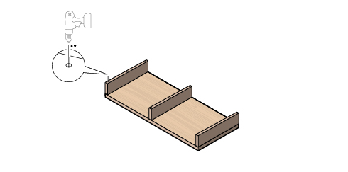 DIY : fabriquer son bureau - étape 5