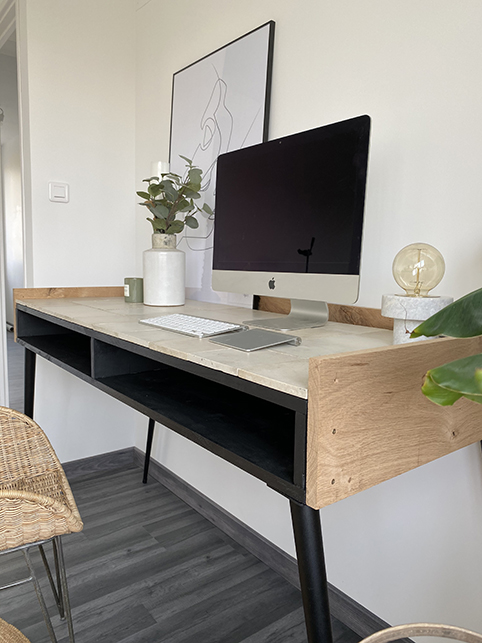 DIY : fabriquer son bureau - résultat 1