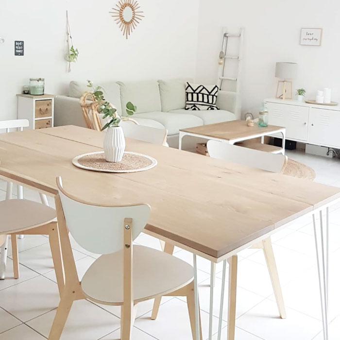 Pieds de table et de bureau - Assemblage FACILE