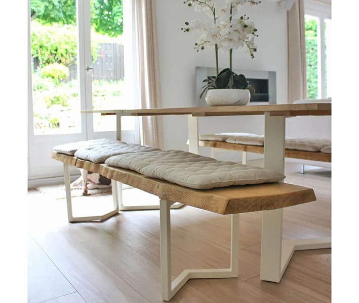 Banc + table avec même pied