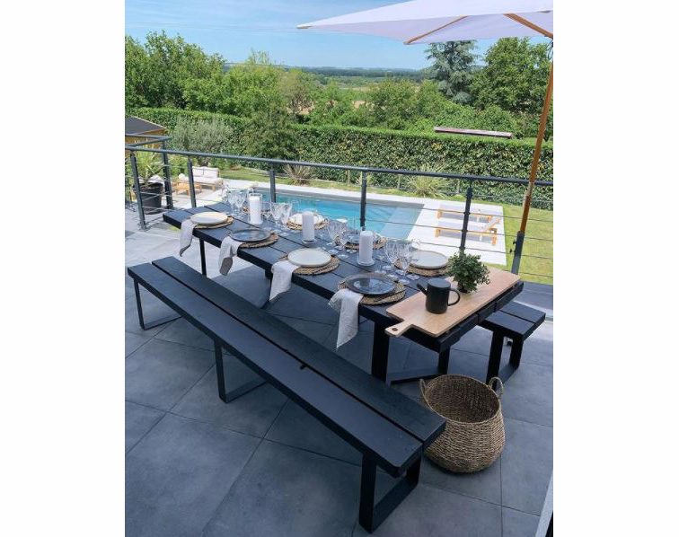 Table de jardin de Charline