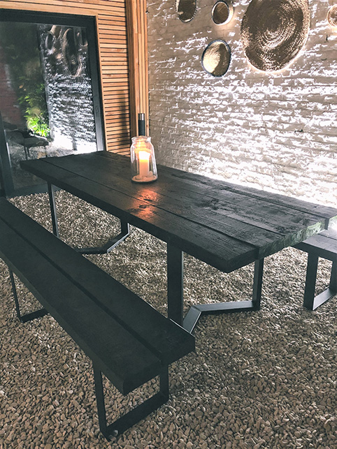 Diy table à manger avec bastaings résultat 1