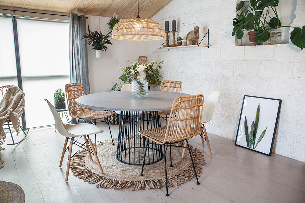 Où positionner vos pieds de table à manger ?