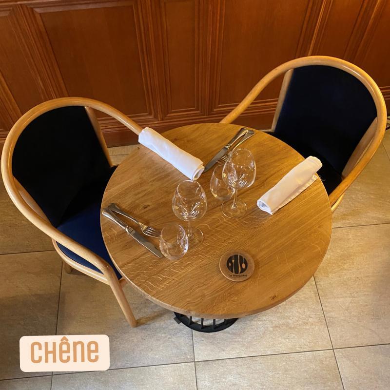 Plateau bois massif 70 cm