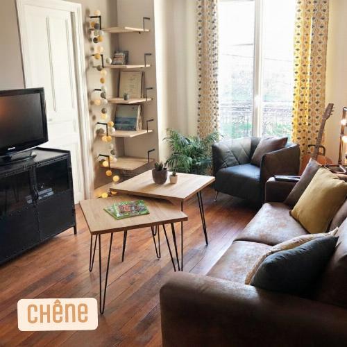 Plateau bois massif carré 60x60 cm