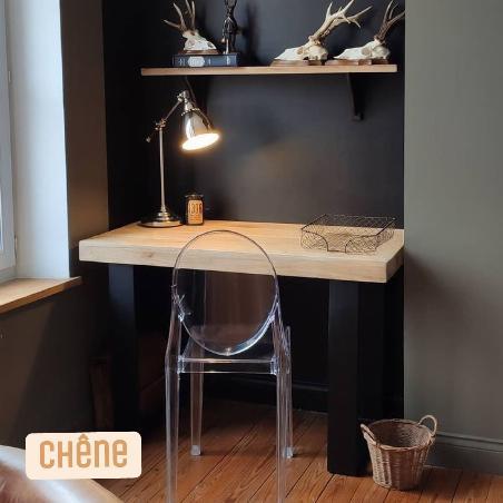 Plateau bois massif rectangle 100x50 cm