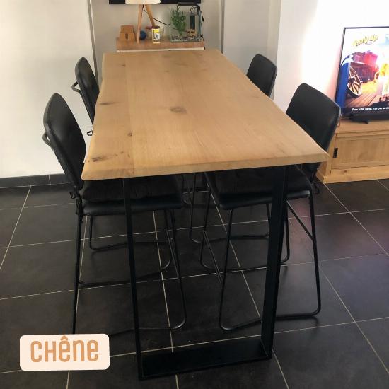 Plateau bois massif 150x80