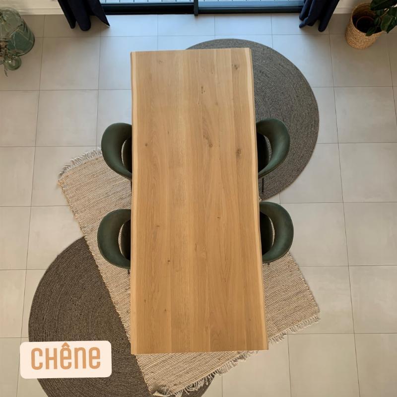 Plateau bois massif 240x100