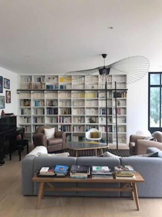 Échelle de bibliothèque ronde