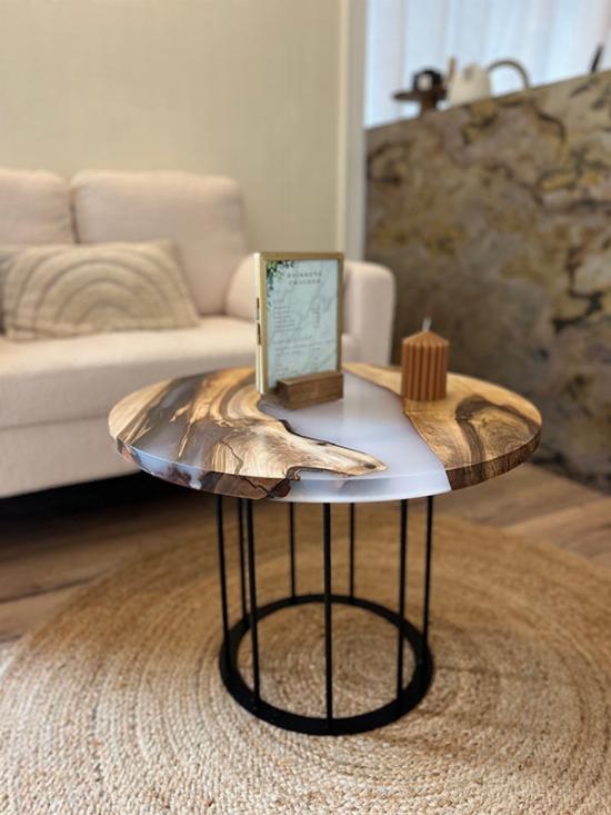Pied tambour pour table basse