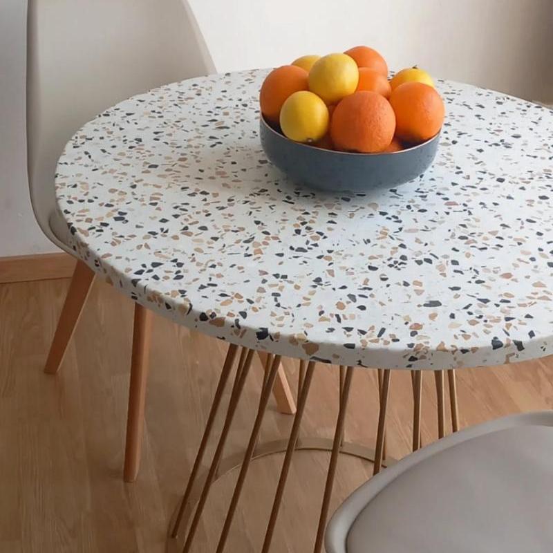 Table central avec pied circulaire rond Table central avec pied circulaire rond