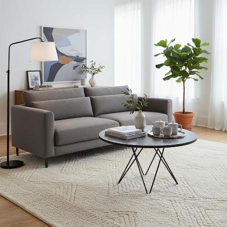Table basse 41,2x70 avec pied quadruple