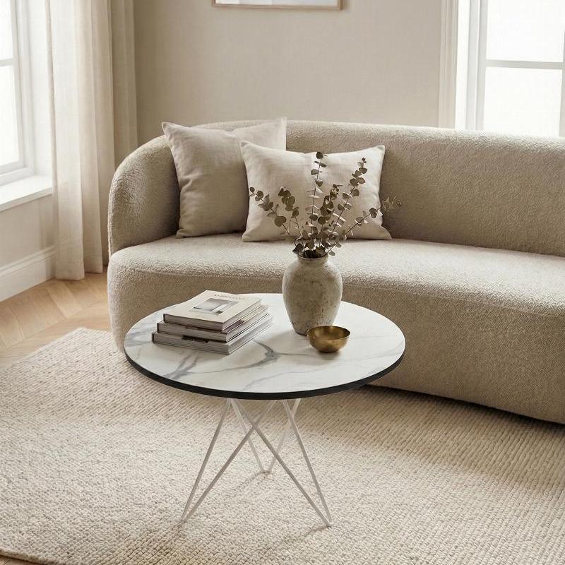 Table basse 41,2x70 cm avec pied triple