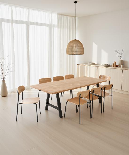 table à manger 8 personnes avec pieds A