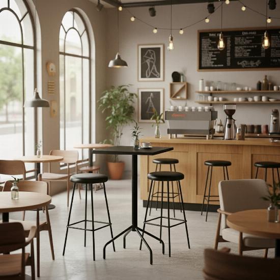 pied éole quadra bistrot pour mange debout