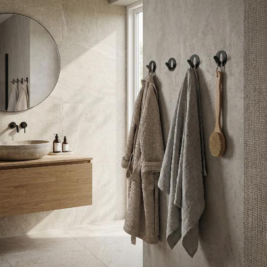 Patère disque simple